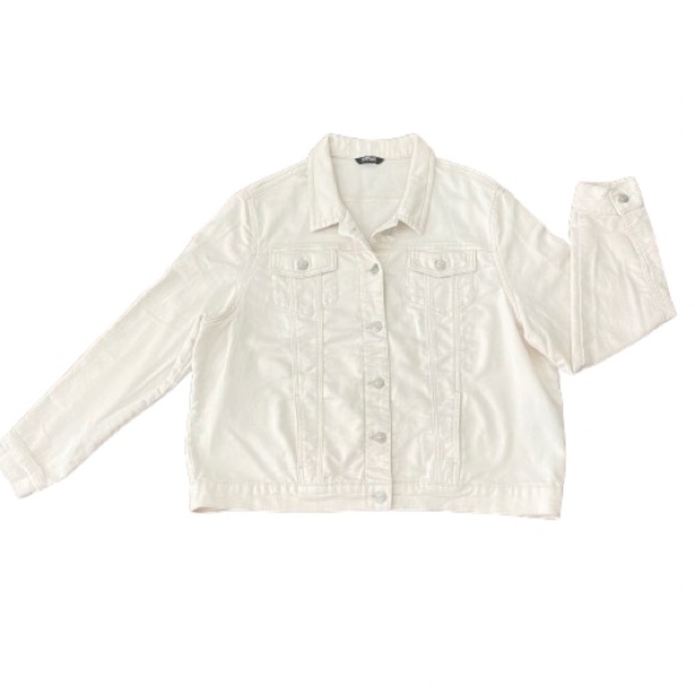 Buffalo David Bitton Pale Pink Light Weight Stretch Trucker Style Jacket XXL - Picture 5 of 12